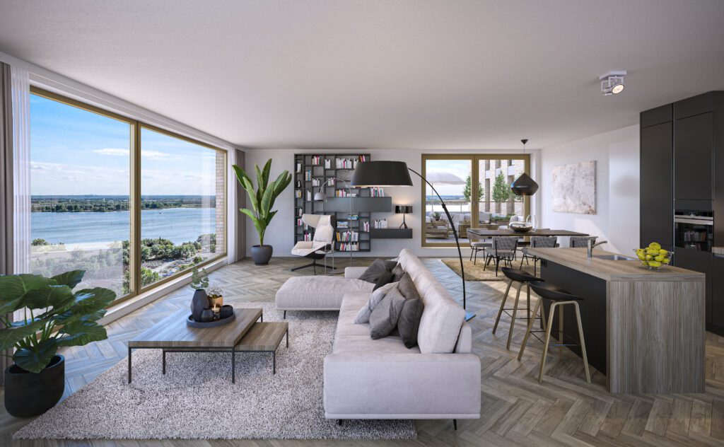 nieuwbouw almere duin porto luxe koopappartementen aan het almeerderstrand